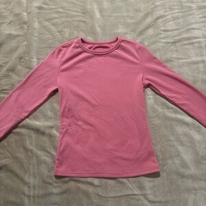 Pink Long Sleeve Top